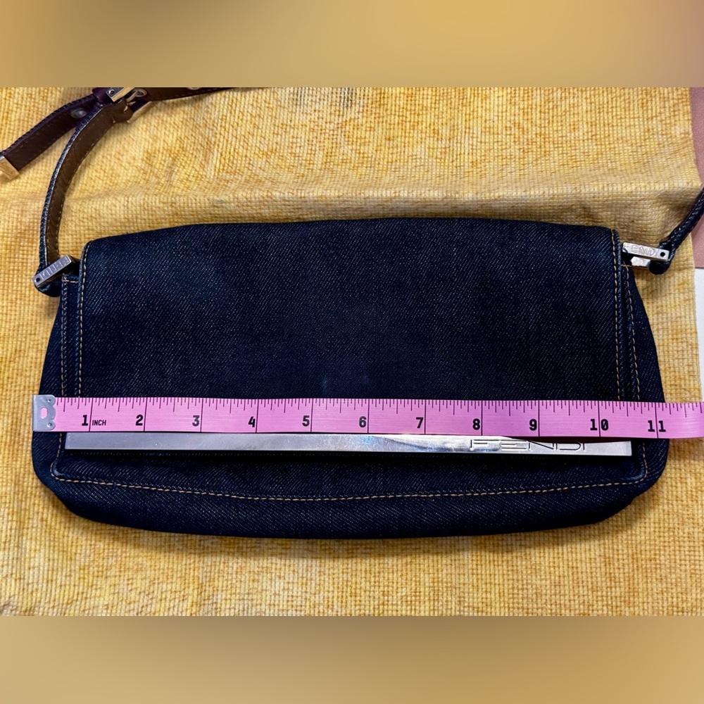 Fendi Denim Baguette - Picture 10 of 14